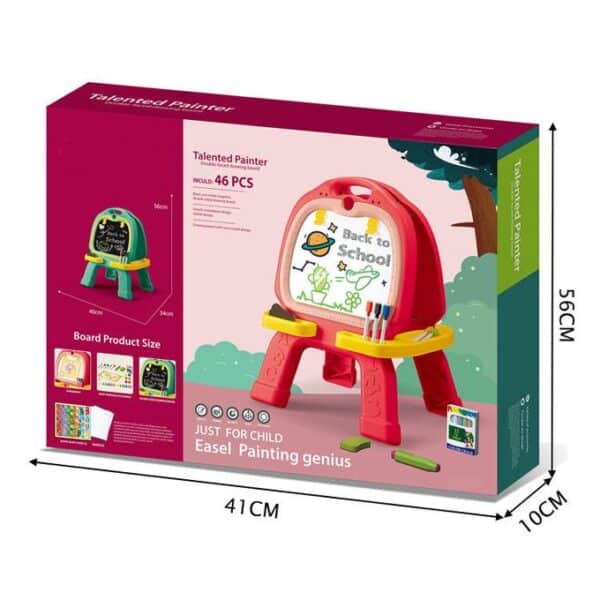 2 in 1 Artist Drawing Board (46 pcs) - Image 6