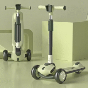 Height Adjustable 3-Wheel Surf Kick Scooter