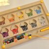 2 in 1 Montessori Toddler Sorting Colors Busy Board - Image 2