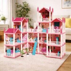 Beautiful Home Doll House (16) Rooms